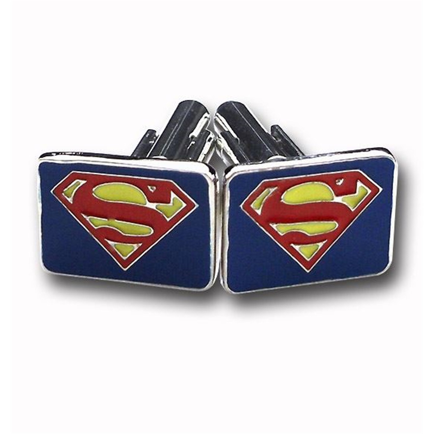 Superman Symbol Royal Rectangle Cuff Links