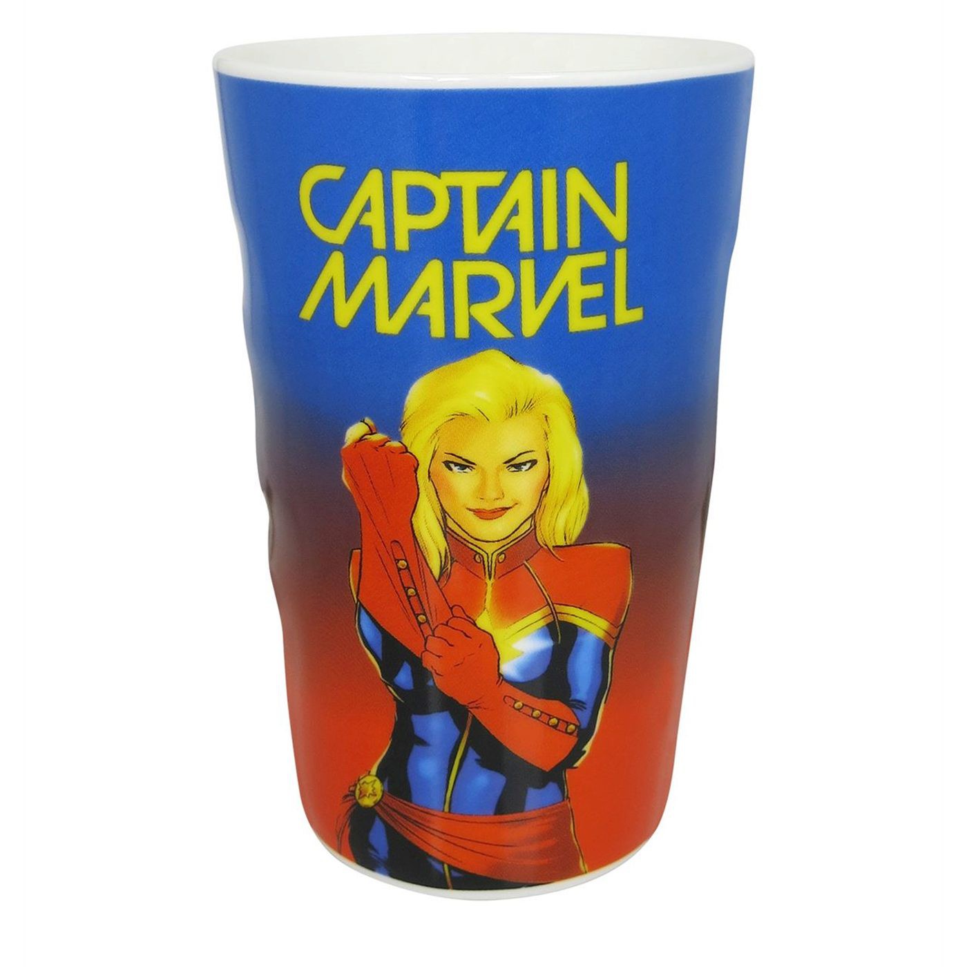 Captain Marvel Carol Danvers Ceramic Cup, Blue