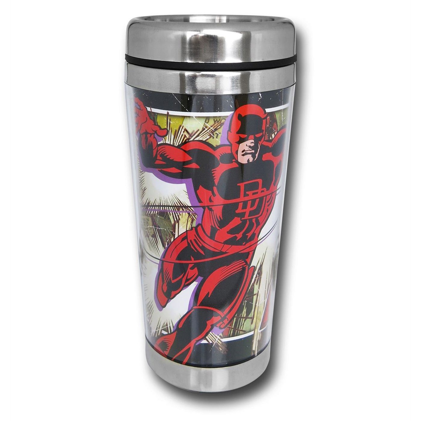 Daredevil Steel 16oz Travel Mug, Red