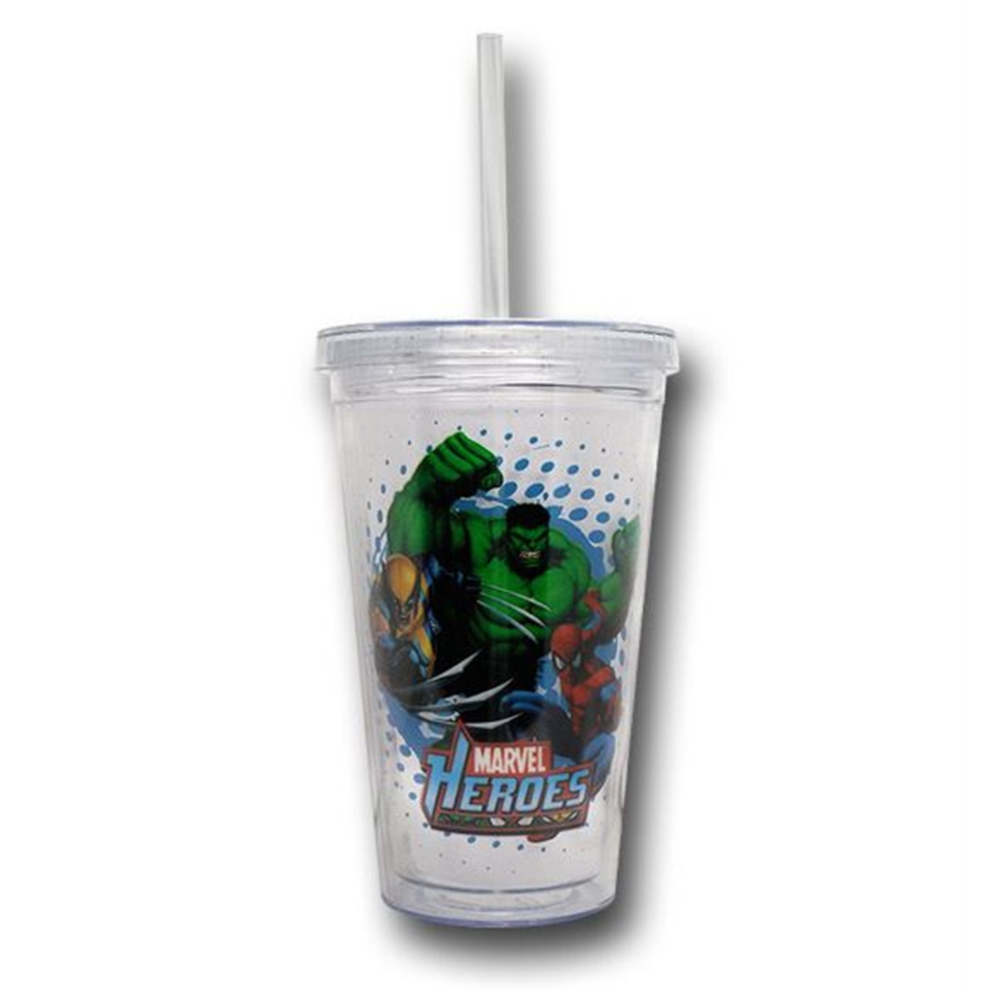 Marvel Double Wall Acrylic 18oz Travel Cup