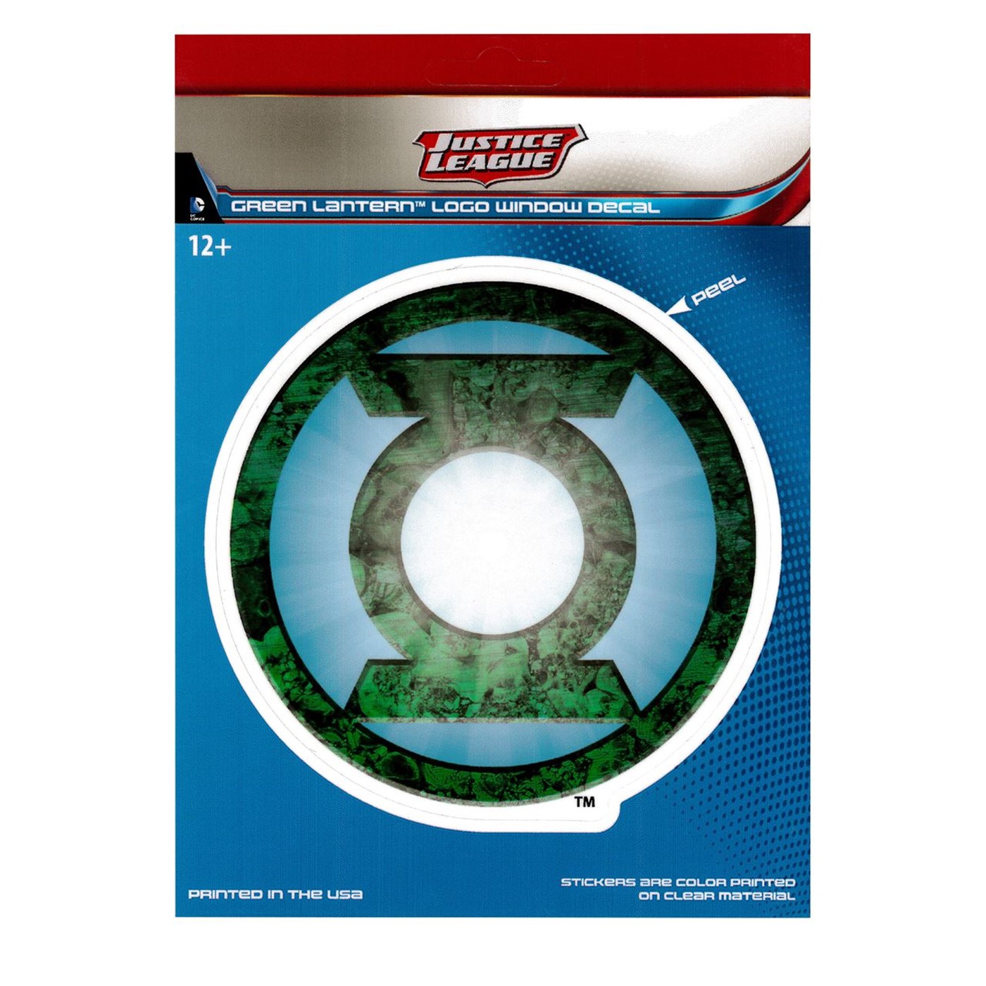 Green Lantern Symbol Car Window Decal, Green