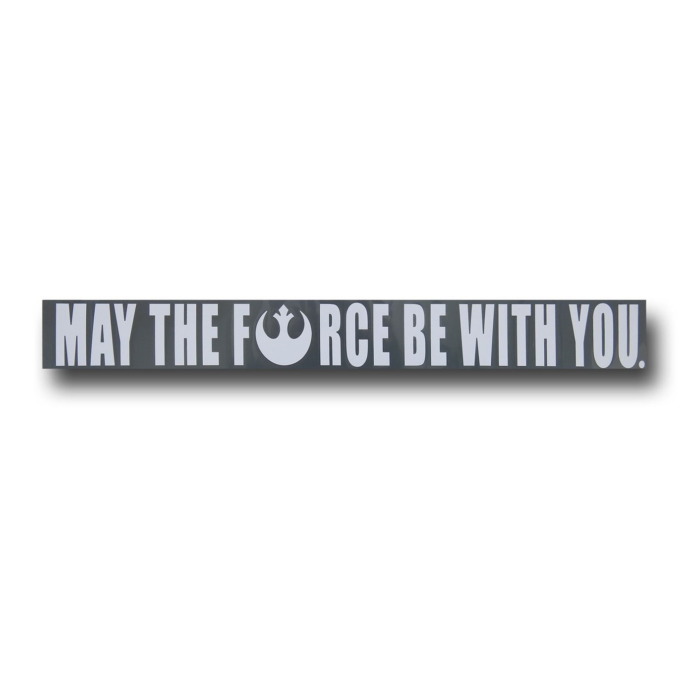 Star Wars Force Be With You Windshield Decal, White