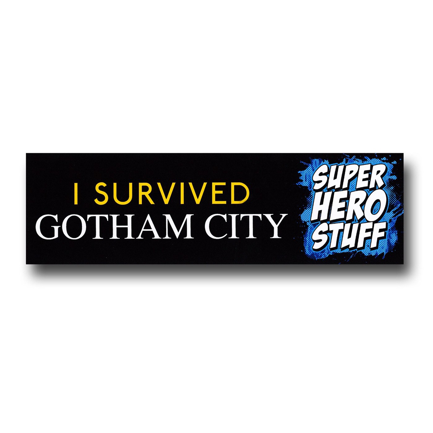 SuperHeroStuff Gotham City Decal, Black