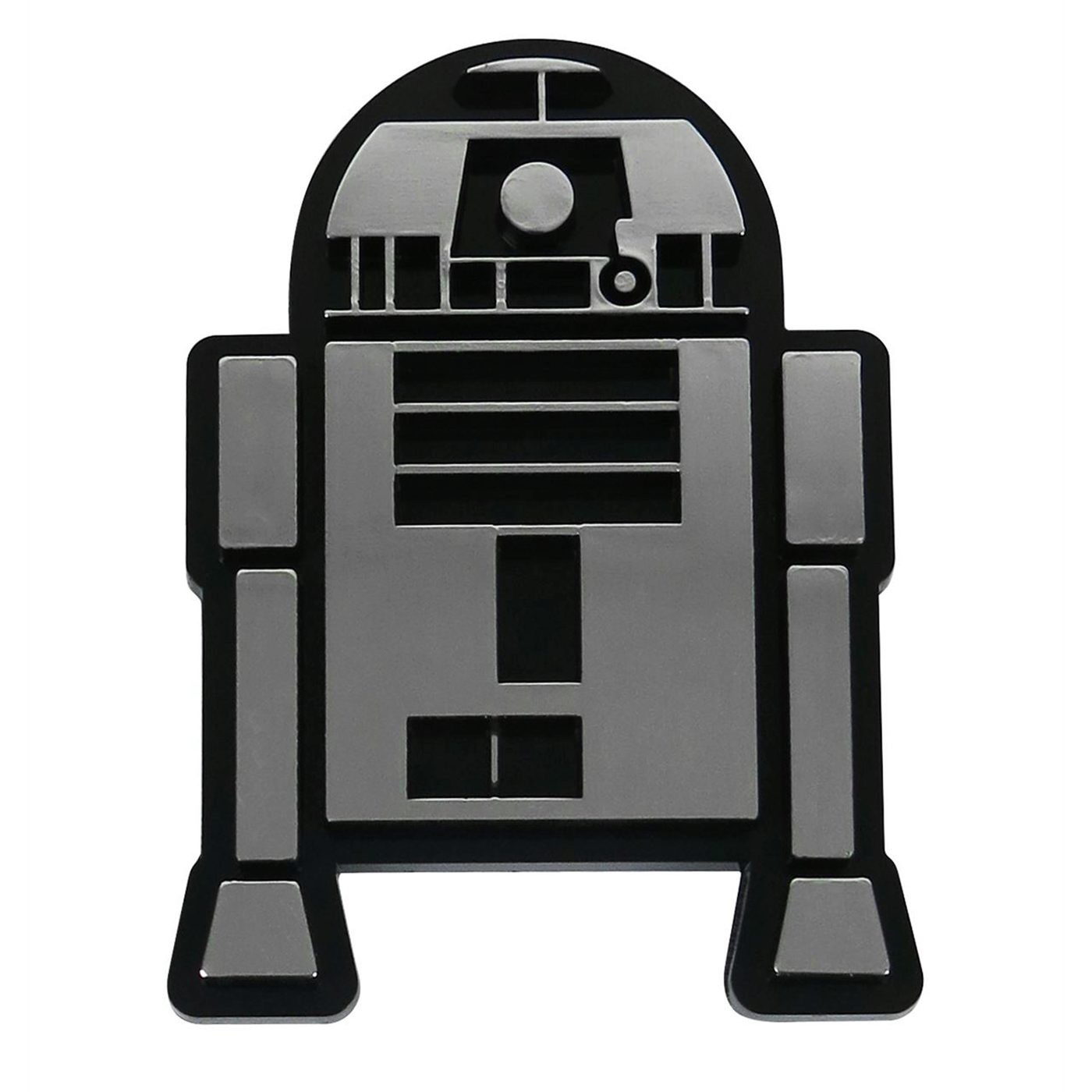 Star Wars R2-D2 Chrome Car Emblem, Silver