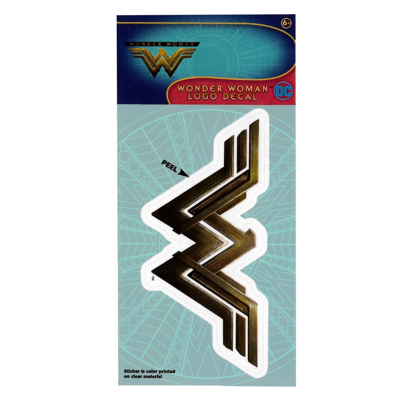 Wonder Woman Movie Symbol Car Window Decal