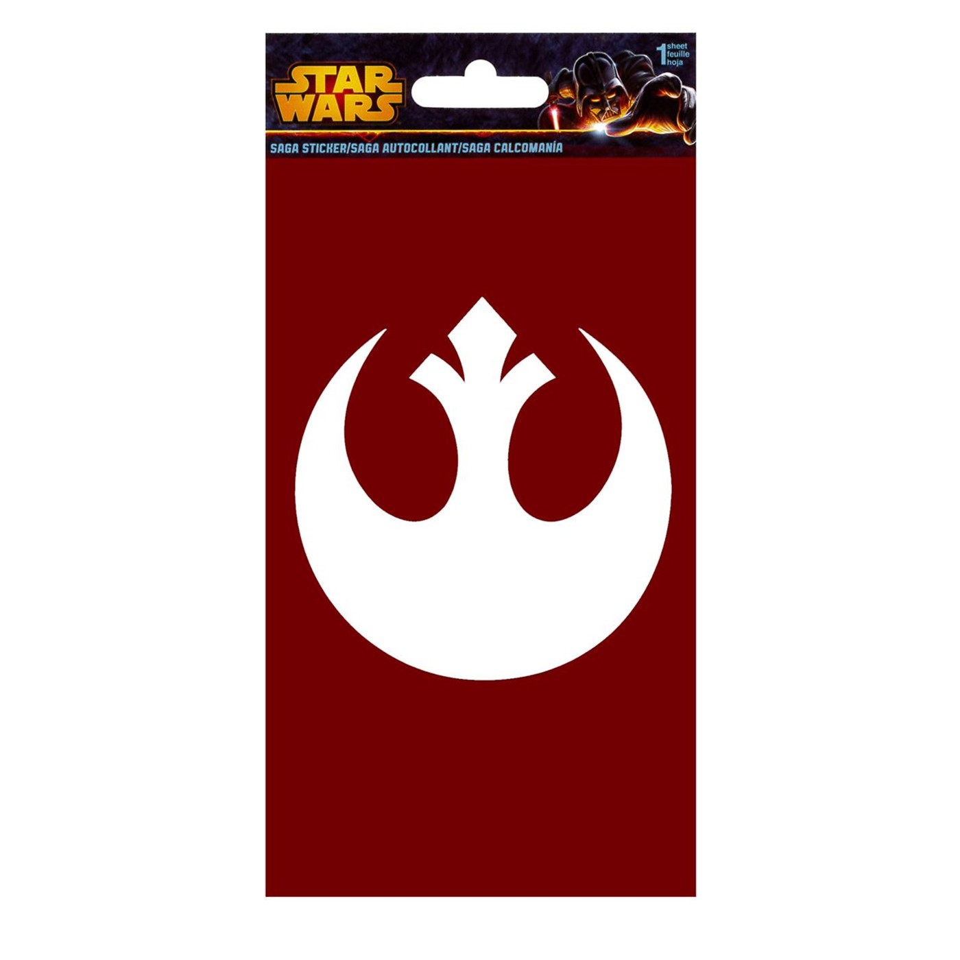 Star Wars Rebel Insignia Sticker, White