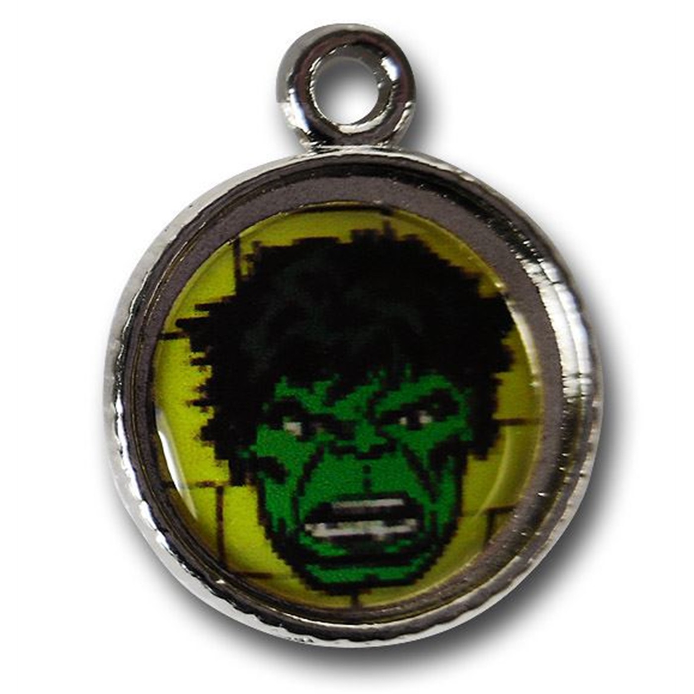 Hulk Face Dog Collar Charm