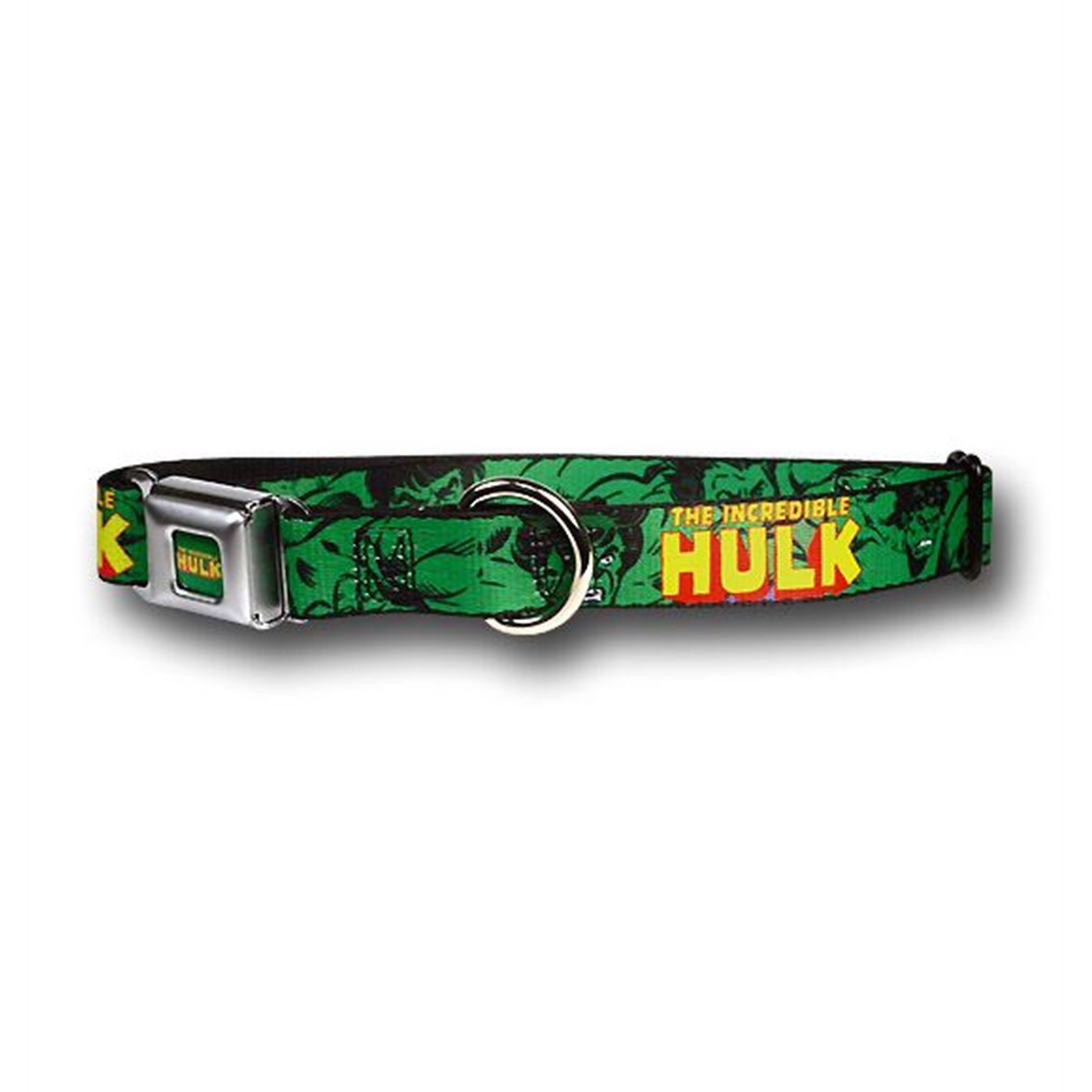 Hulk Rage Dog Collar, Green