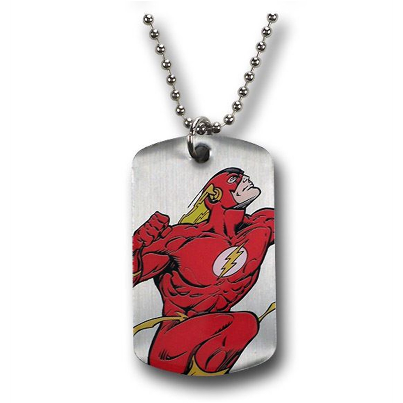 Flash Double Sided Metal Dog Tag