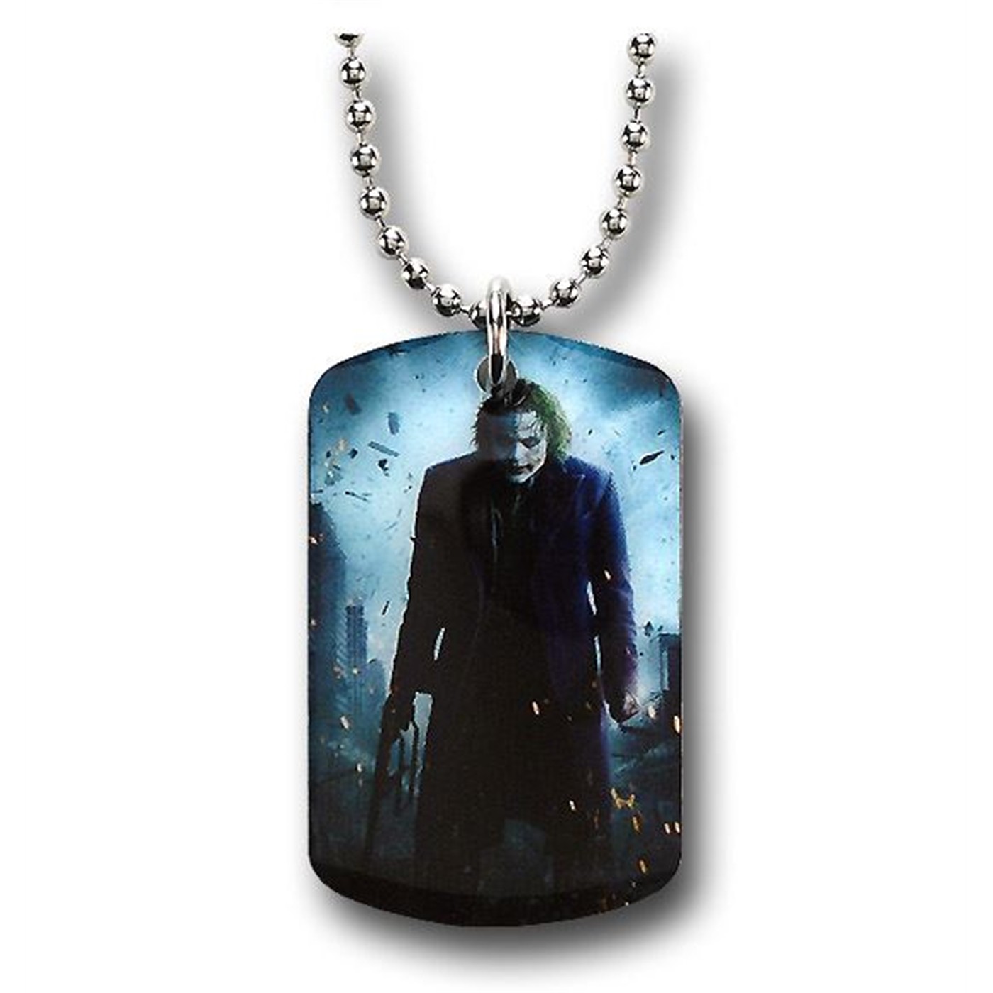 Heath Ledger Dark Knight Joker Poster Dog Tag
