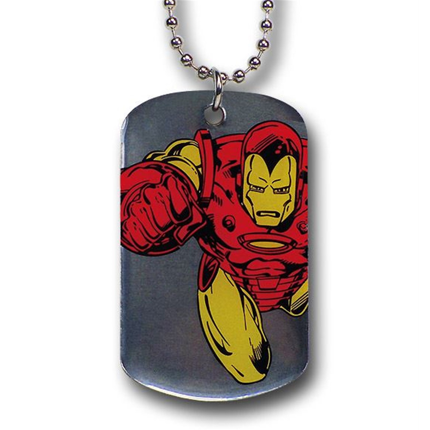Iron Man Punch Double-Sided Dog Tag