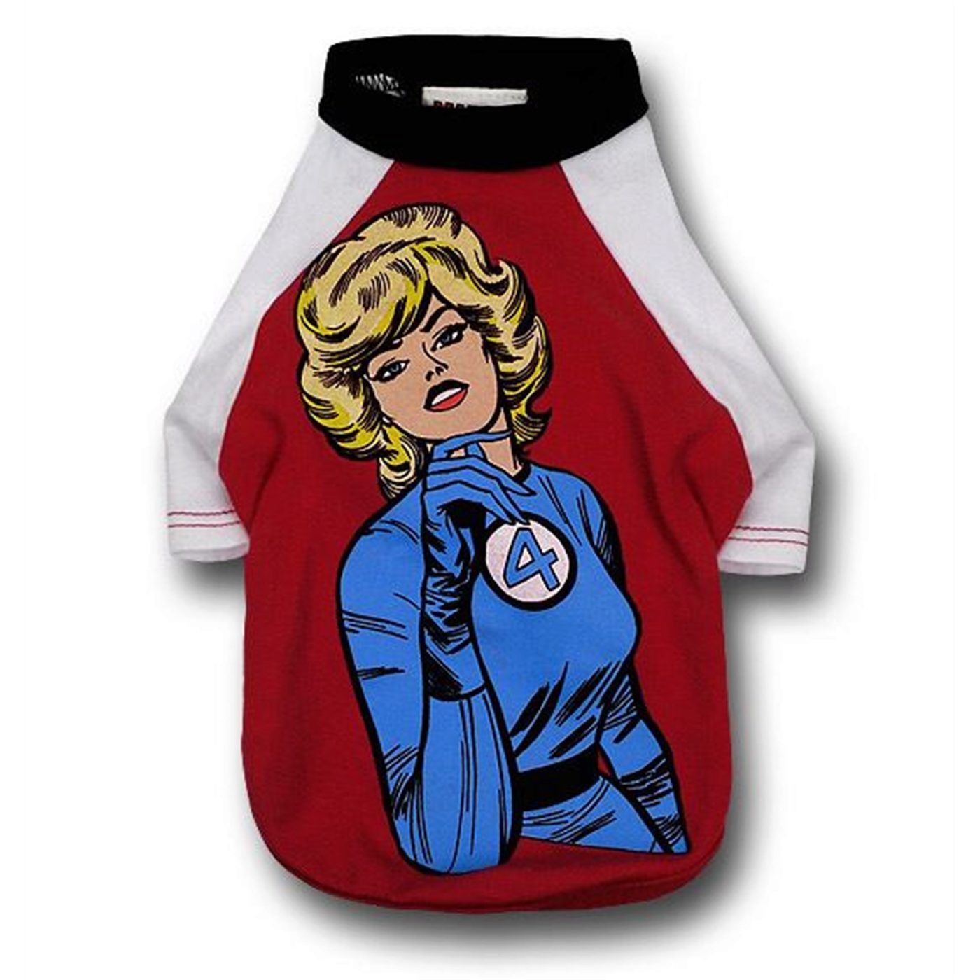 Fantastic Four Invisible Woman Dog T-Shirt, Red