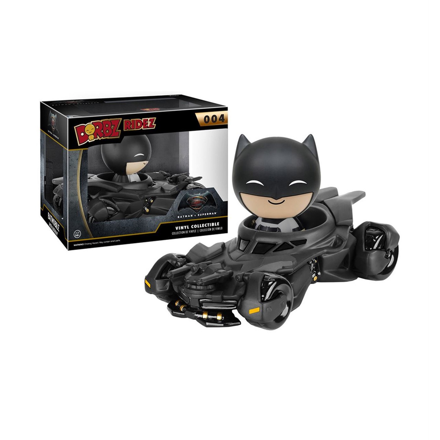 Batman Vs Superman Batmobile Dorbz Figure Set, Black