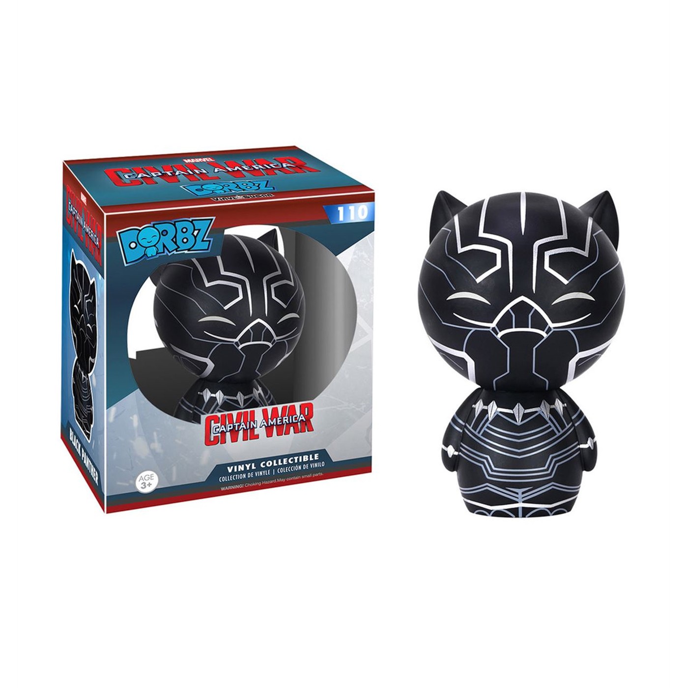 Captain America Civil War Black Panther Dorbz Figure, Black