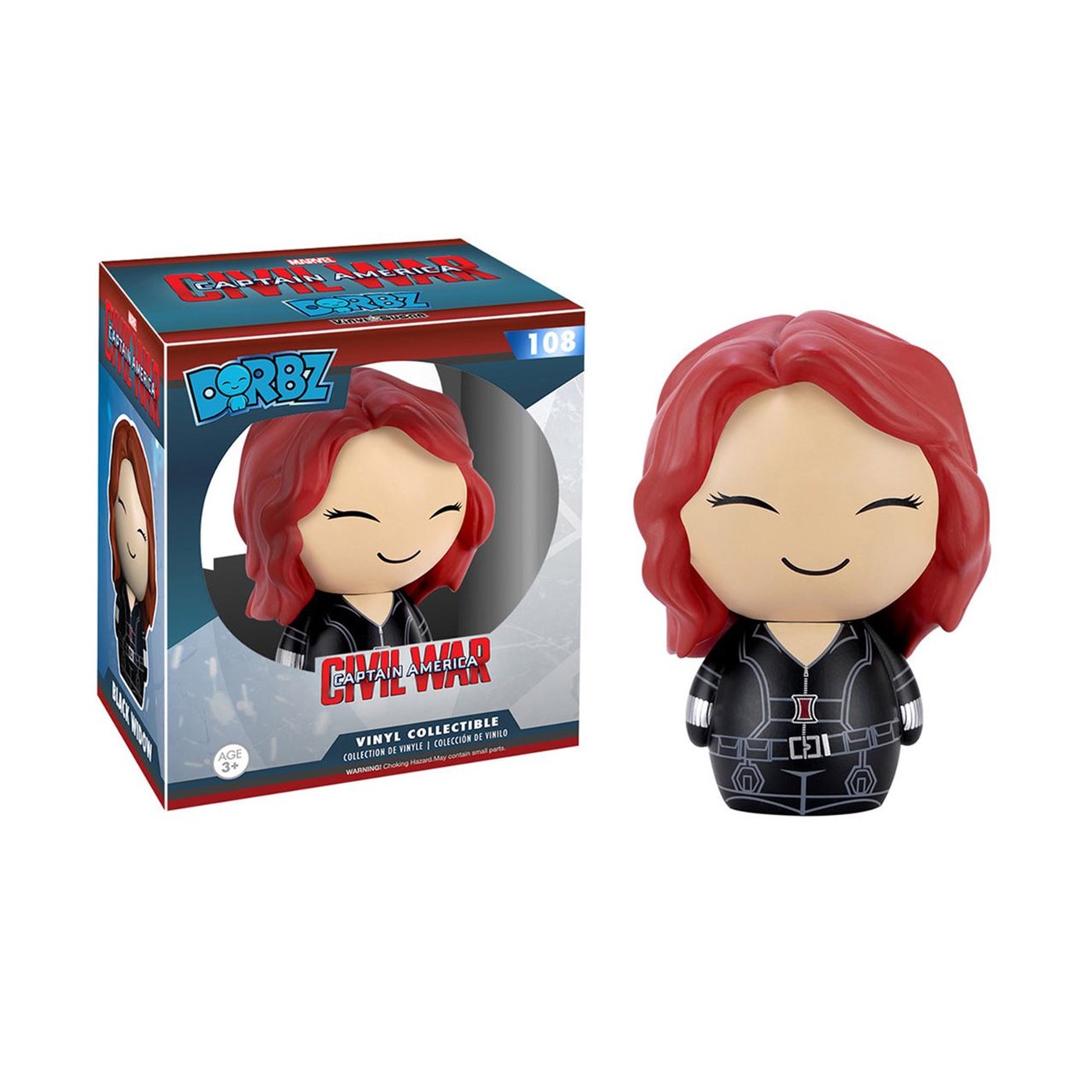 Captain America Civil War Black Widow Dorbz Figure, Black