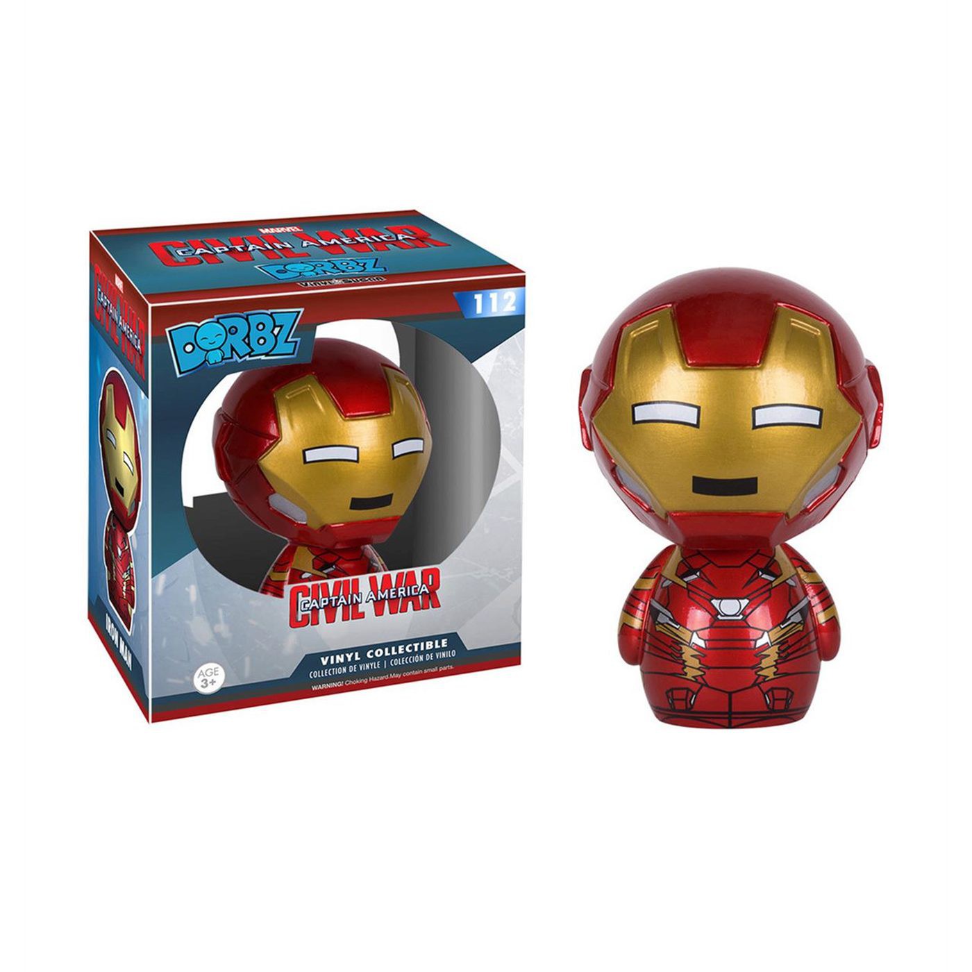 Captain America Civil War Iron Man Dorbz Vinyl Figure, Red