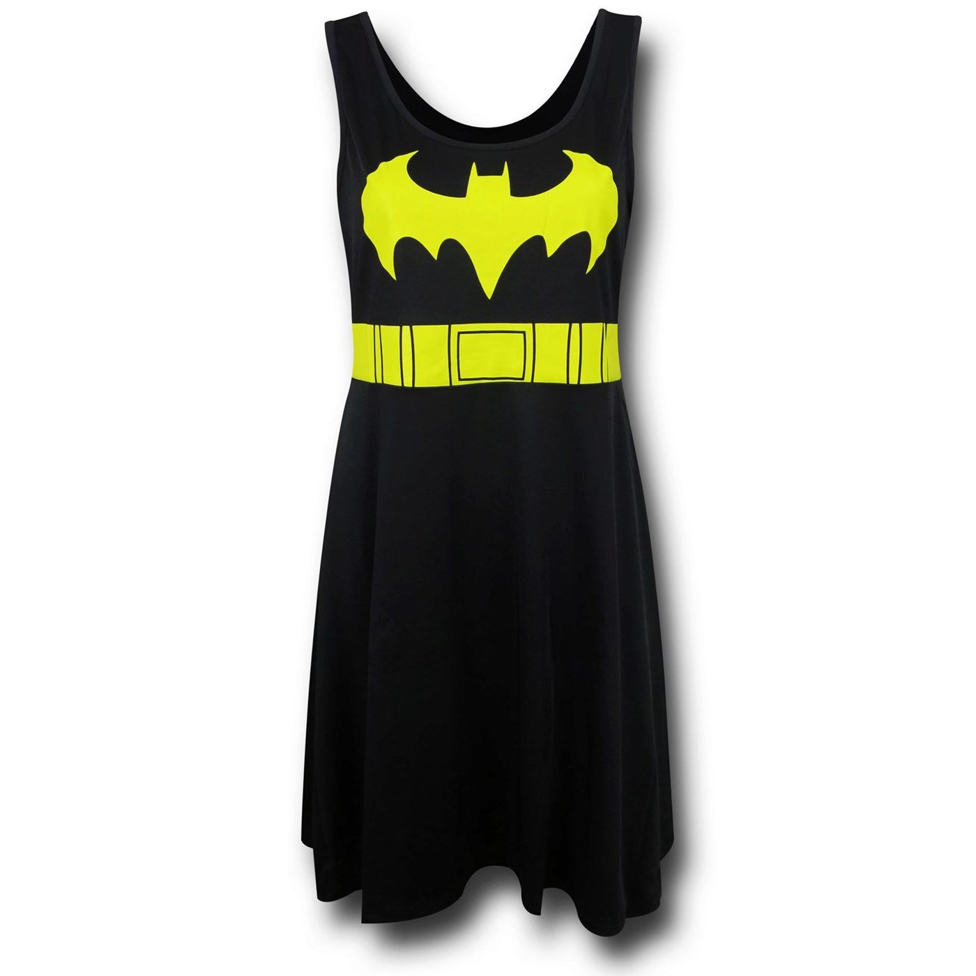 Batgirl Women's A-Line Scoop Neck Dress, Black