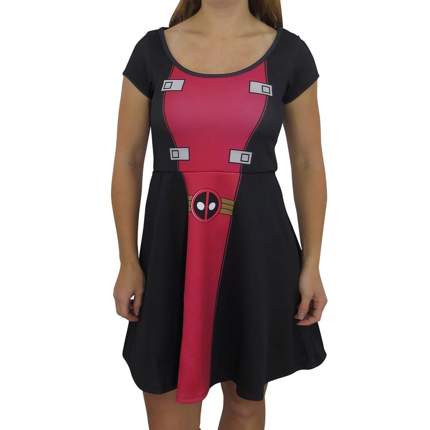 Deadpool Suit Up Women's Dress, Red