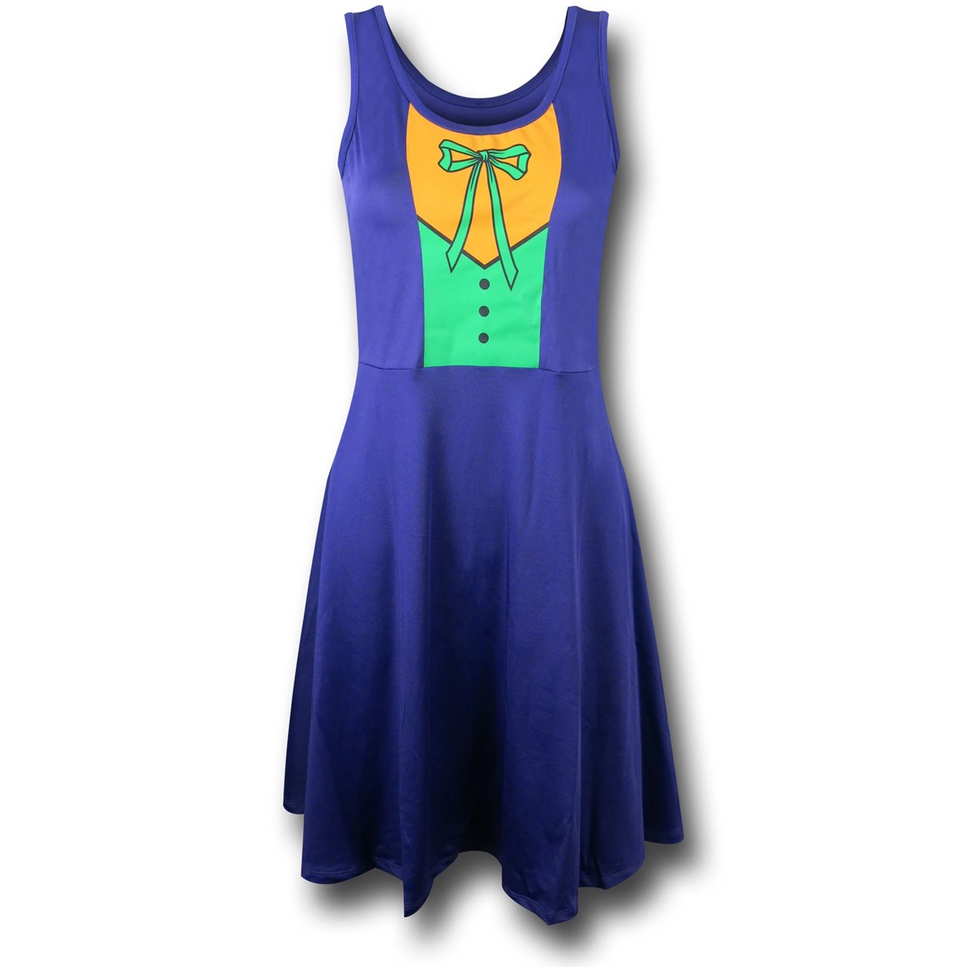 Joker Women's A-Line Scoop Neck Dress, Purple
