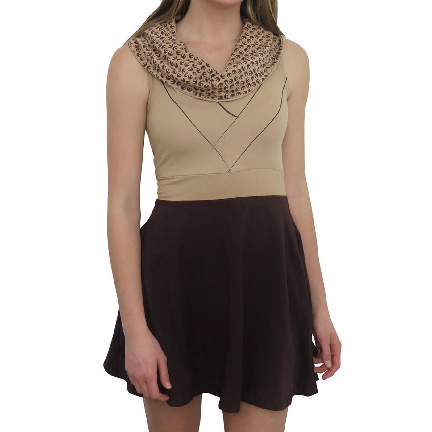 Star Wars Jedi Cowl Dress, Beige