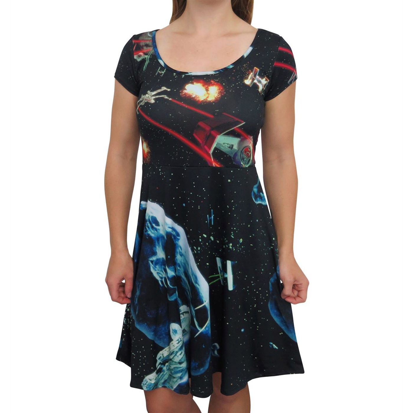 Star Wars Dog Fight Women's Dress, Black