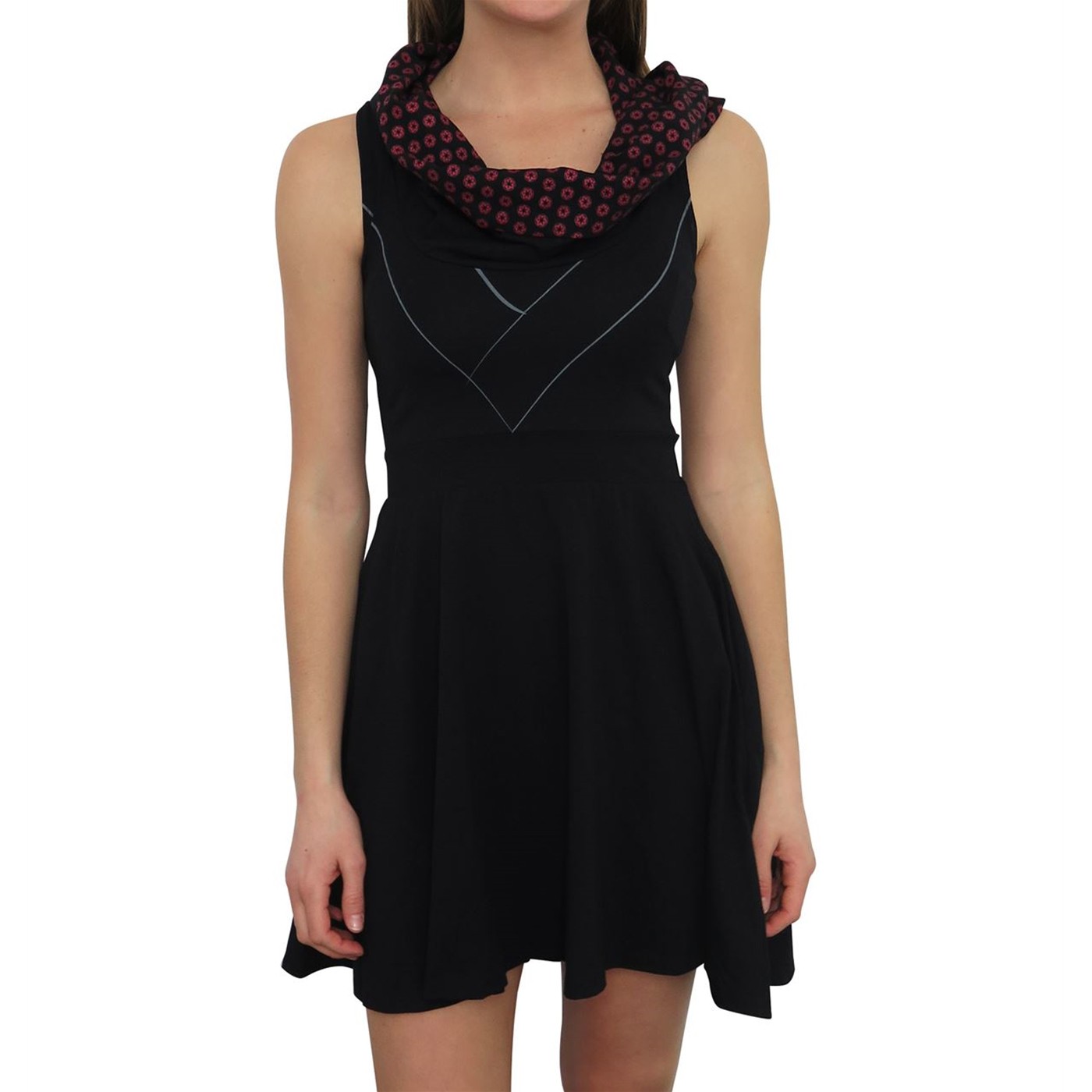 Star Wars Sith Cowl Dress, Black