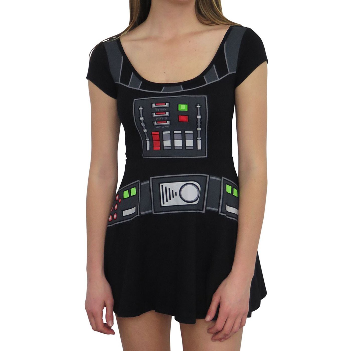 Star Wars Darth Vader Skater Dress, Black