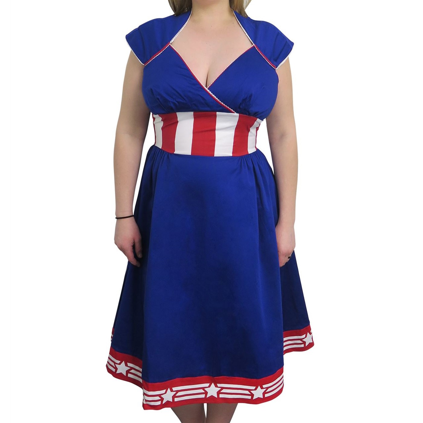 Captain America First Avenger Dress, Blue