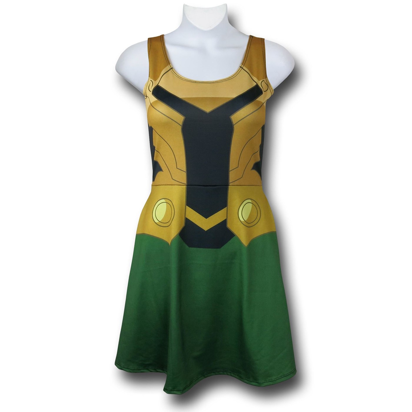 Loki Women's A-Line Dress, Green