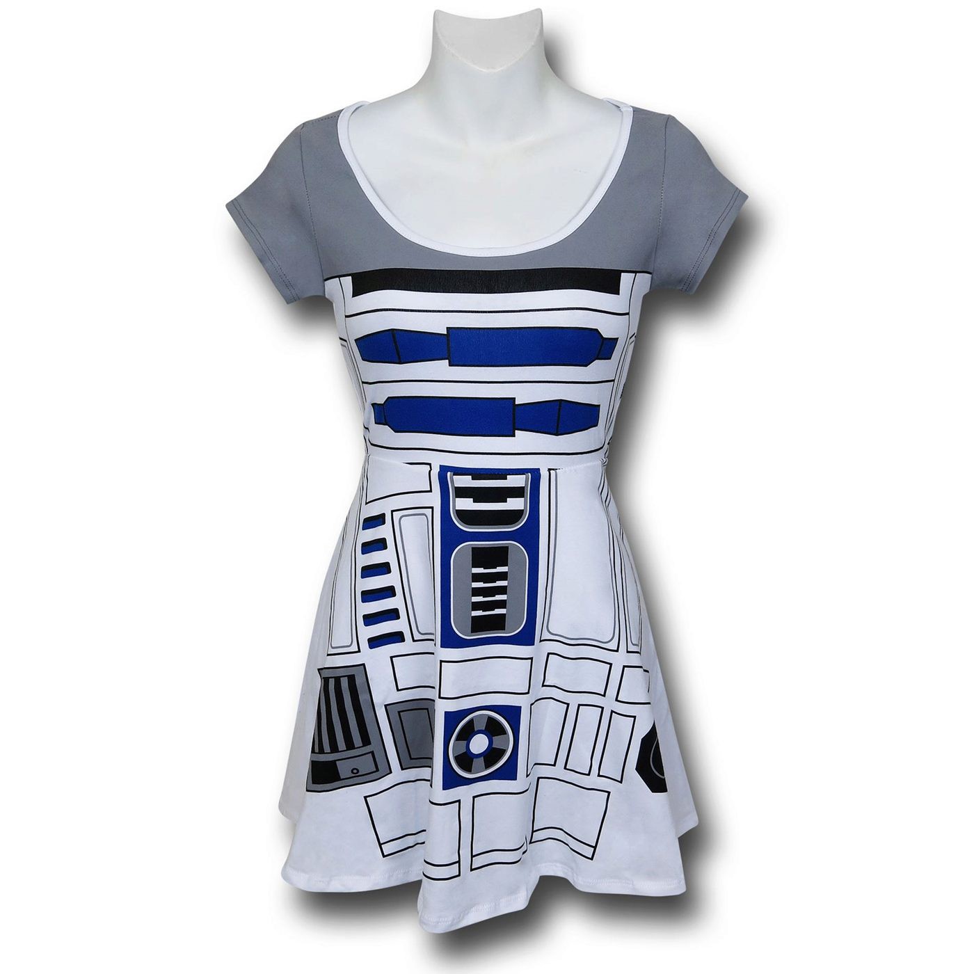 Star Wars R2D2 Women's Skater Dress, White