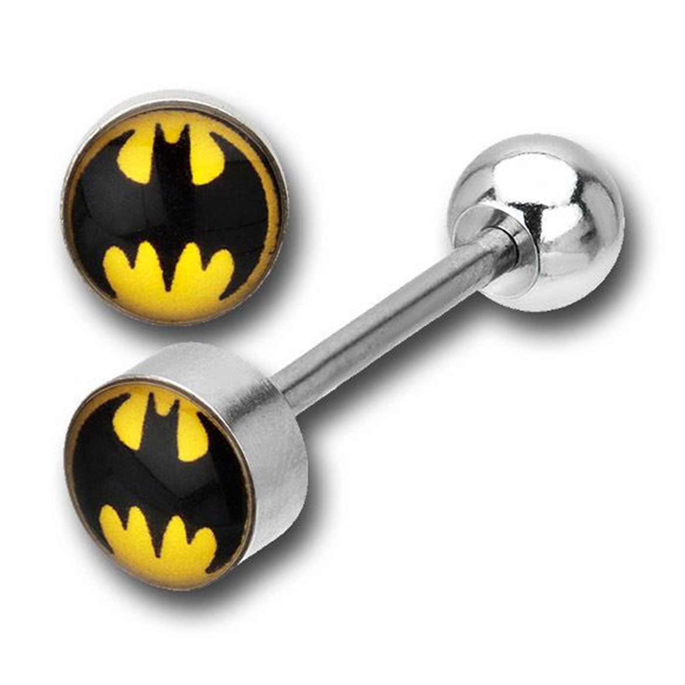 Batman 316L Surgical Steel Barbell, Black