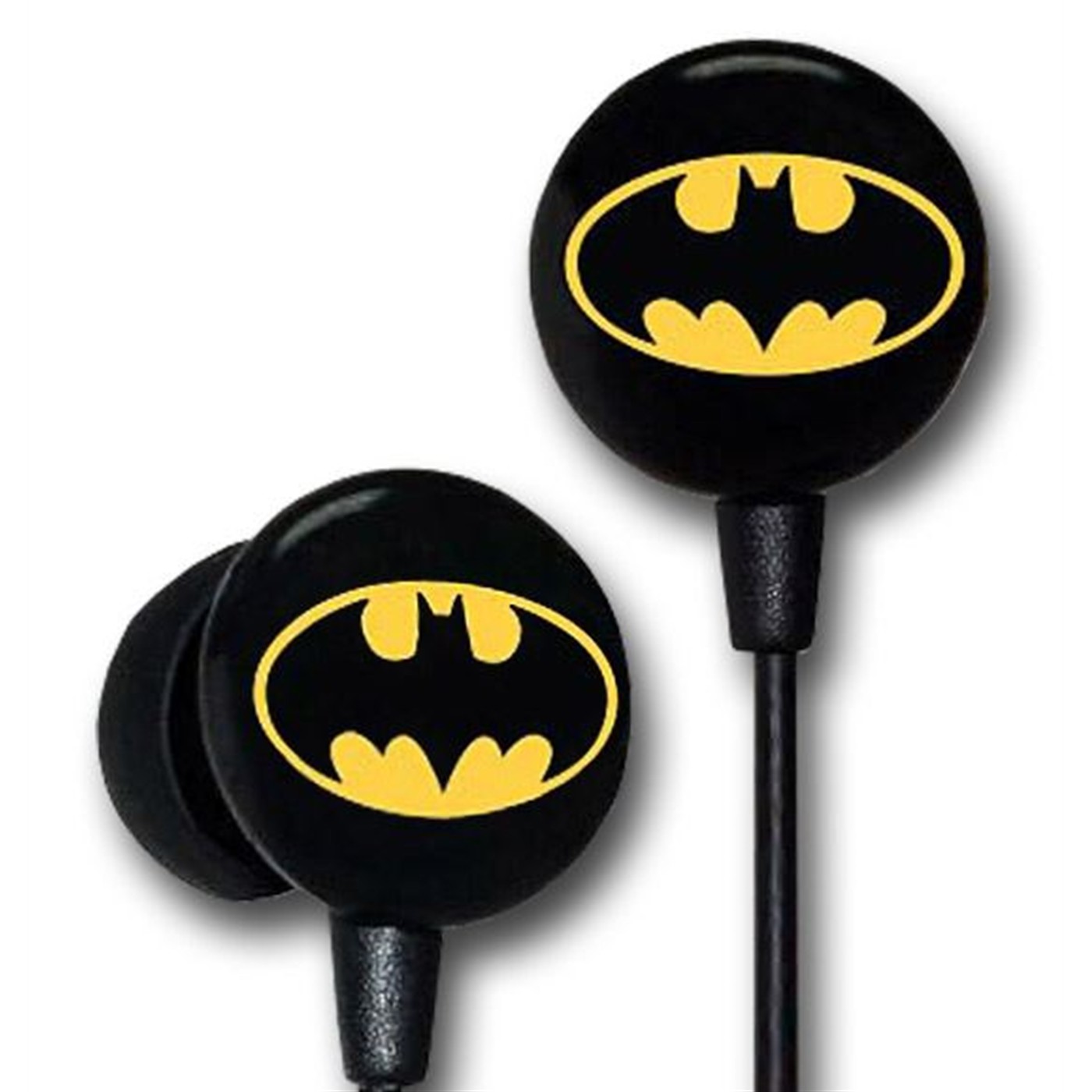 Batman Symbol Noise Reduction Earphones, Black