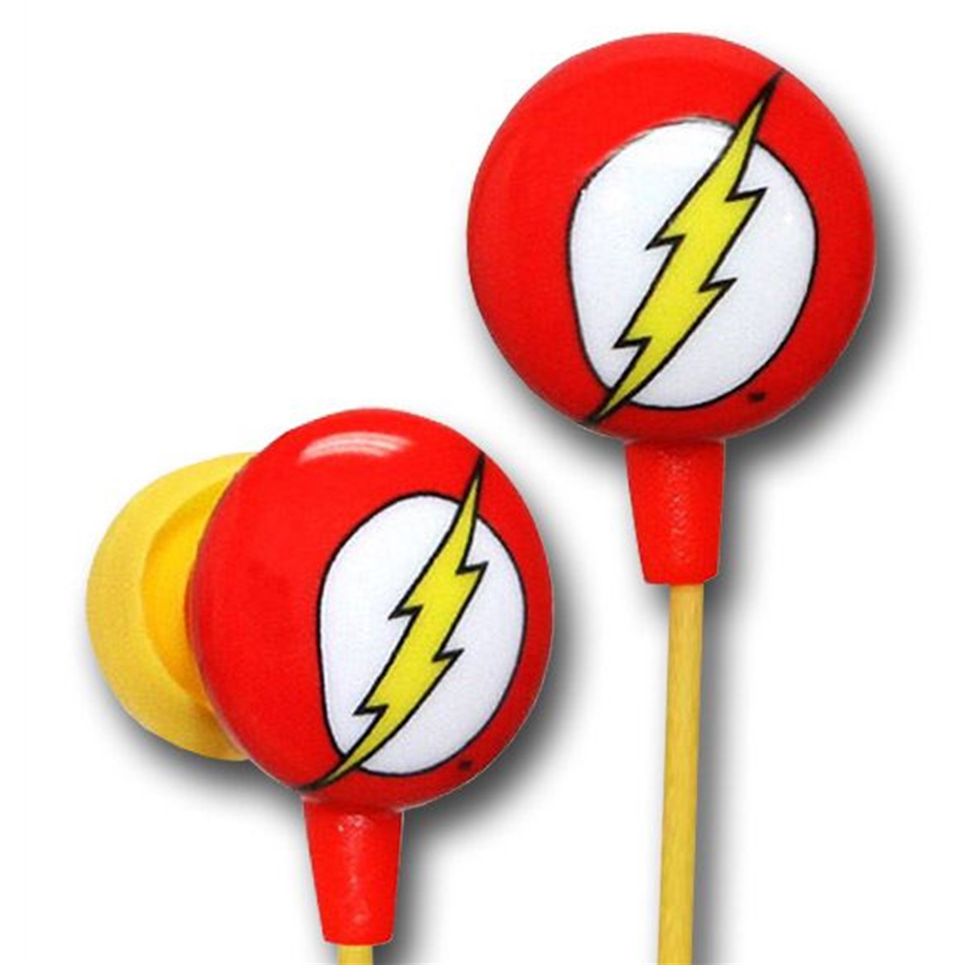 Flash Symbol Noise Reduction Earphones, Red
