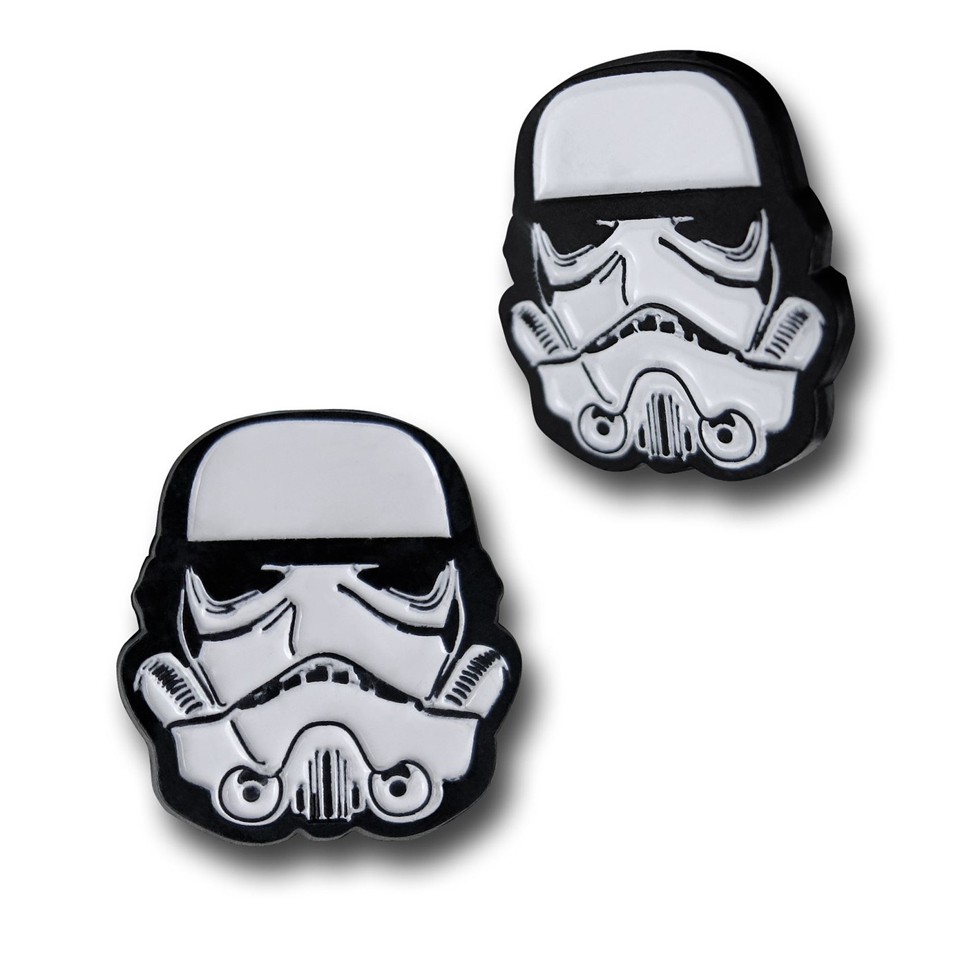 Star Wars Stormtrooper Earrings, White