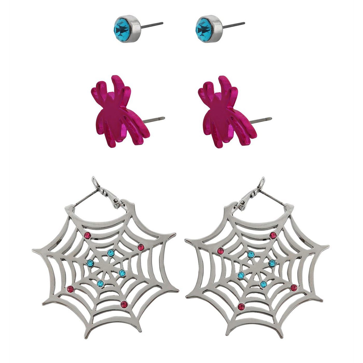 Spider-Gwen 3 Pack Earring Set, Pink