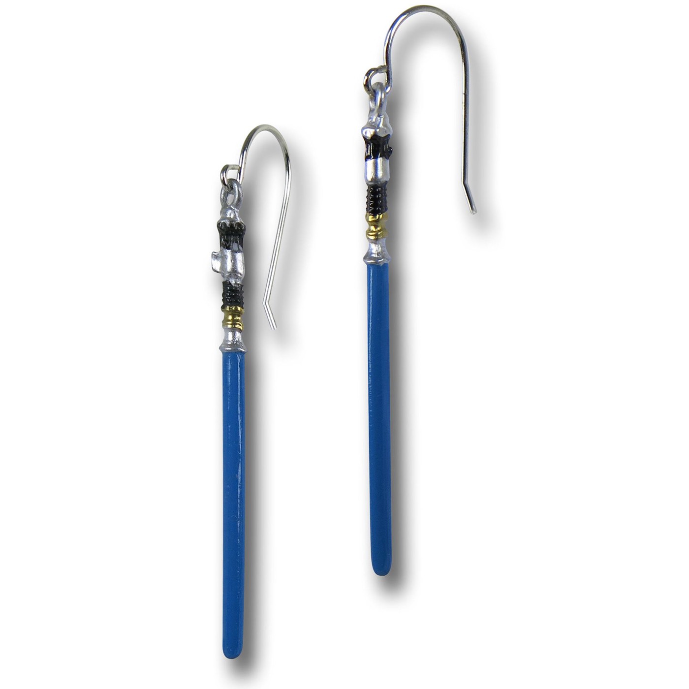 Star Wars Blue Lightsaber Earrings, Blue