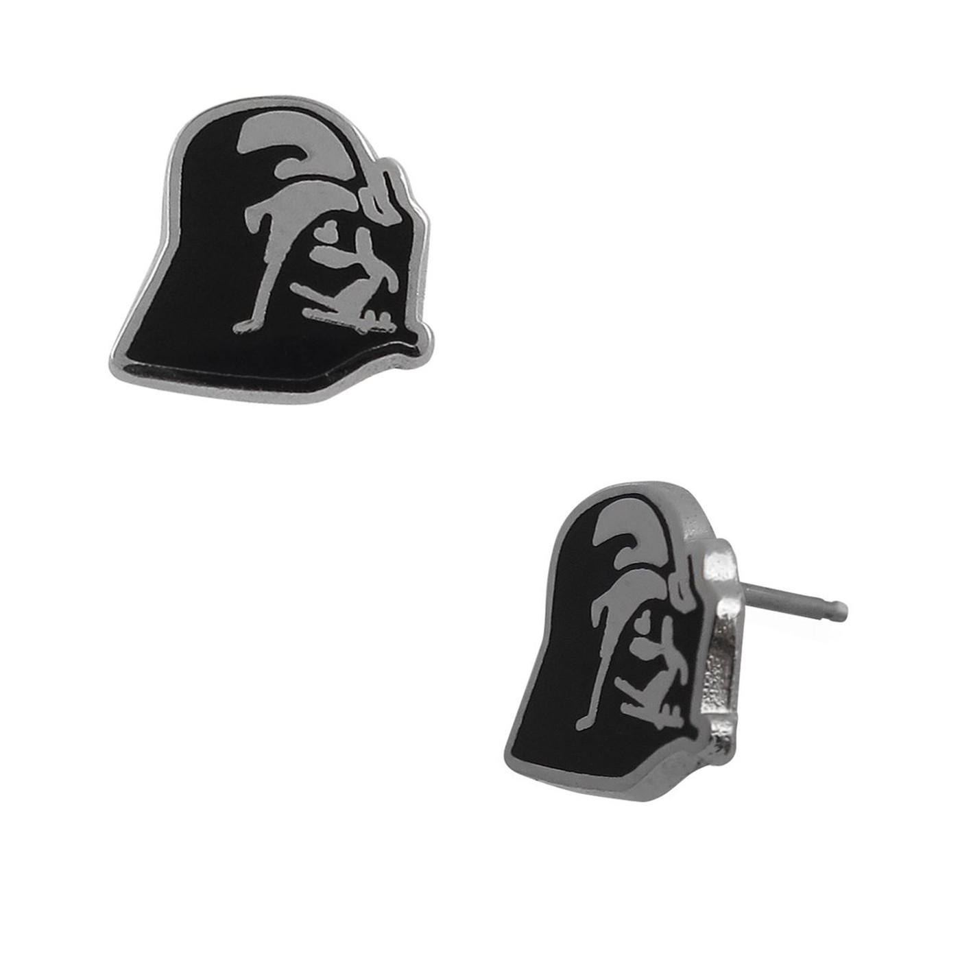Star Wars Darth Vader Profile Stud Earrings