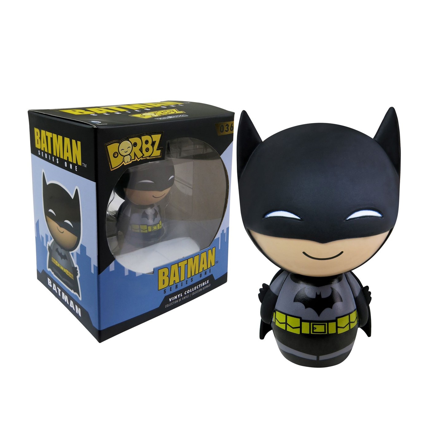 Batman Black Suit Dorbz Vinyl Figure, Black