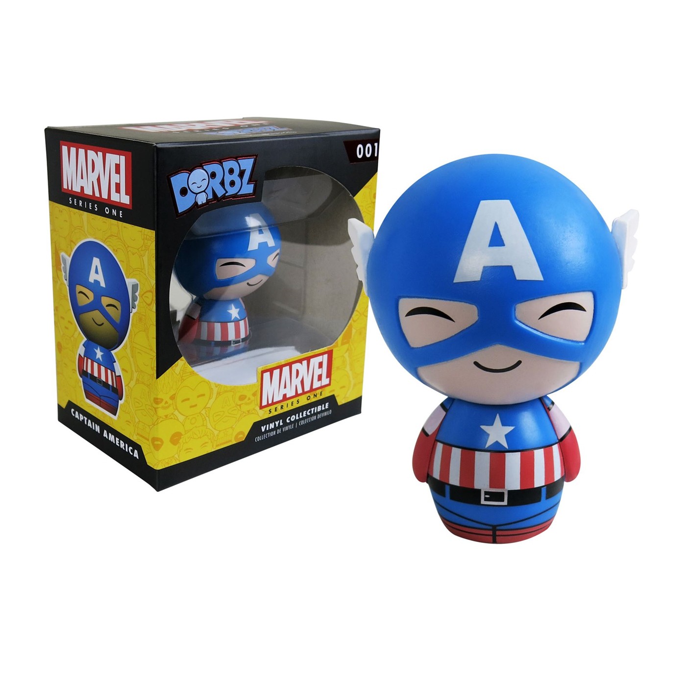 Captain America Dorbz Vinyl Figure, Blue