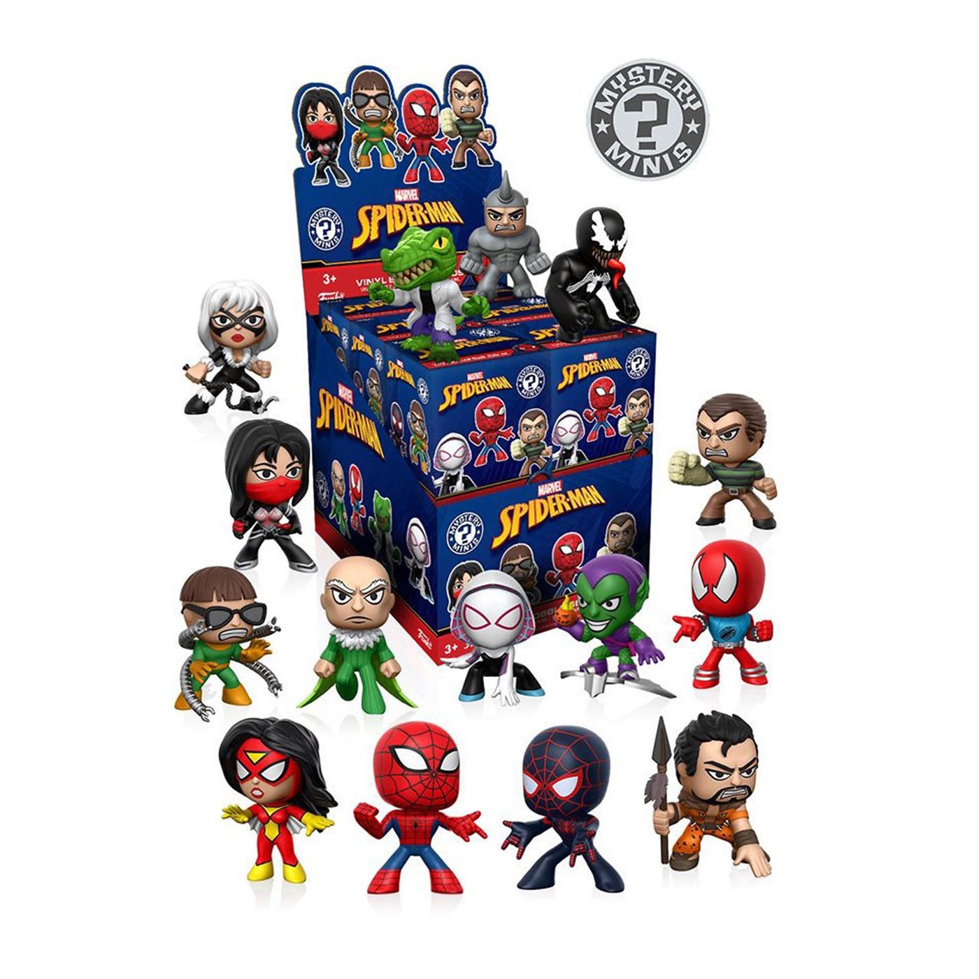 Spider-Man Classic Funko Mystery Minis Figure, Blue