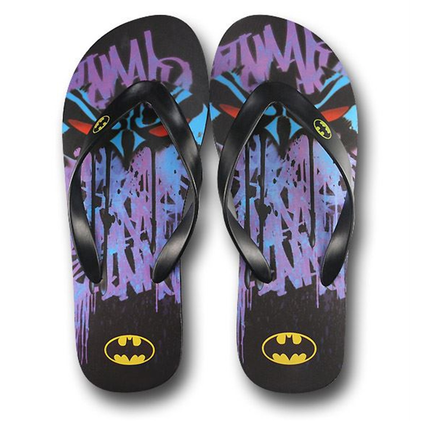 Batman Dark Knight Watching Flip Flops
