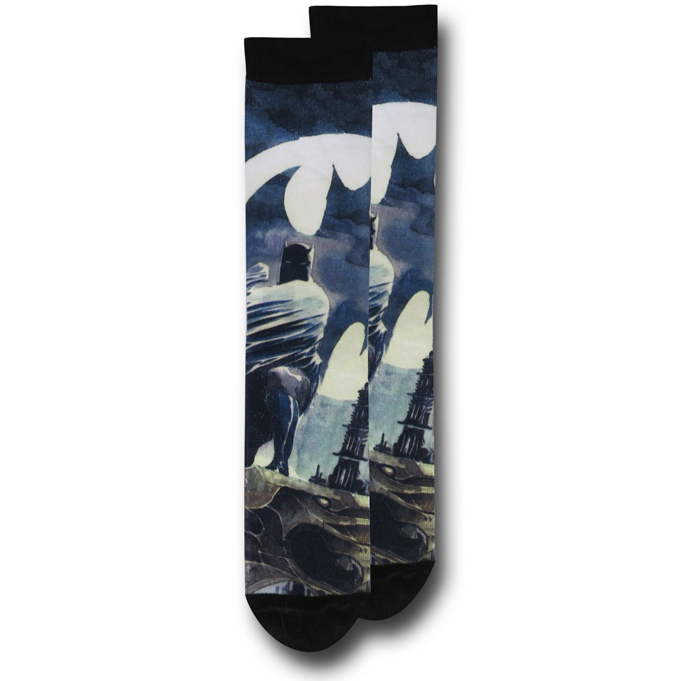 Batman Sublimated Socks, Black
