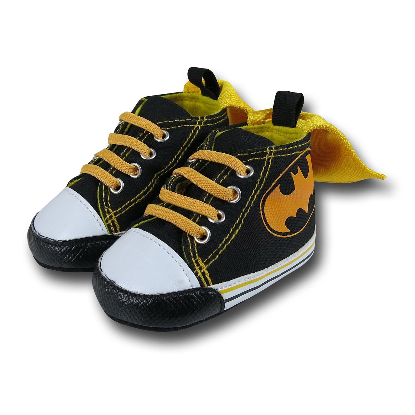 Batman Caped High Top Infant Sneakers, Black