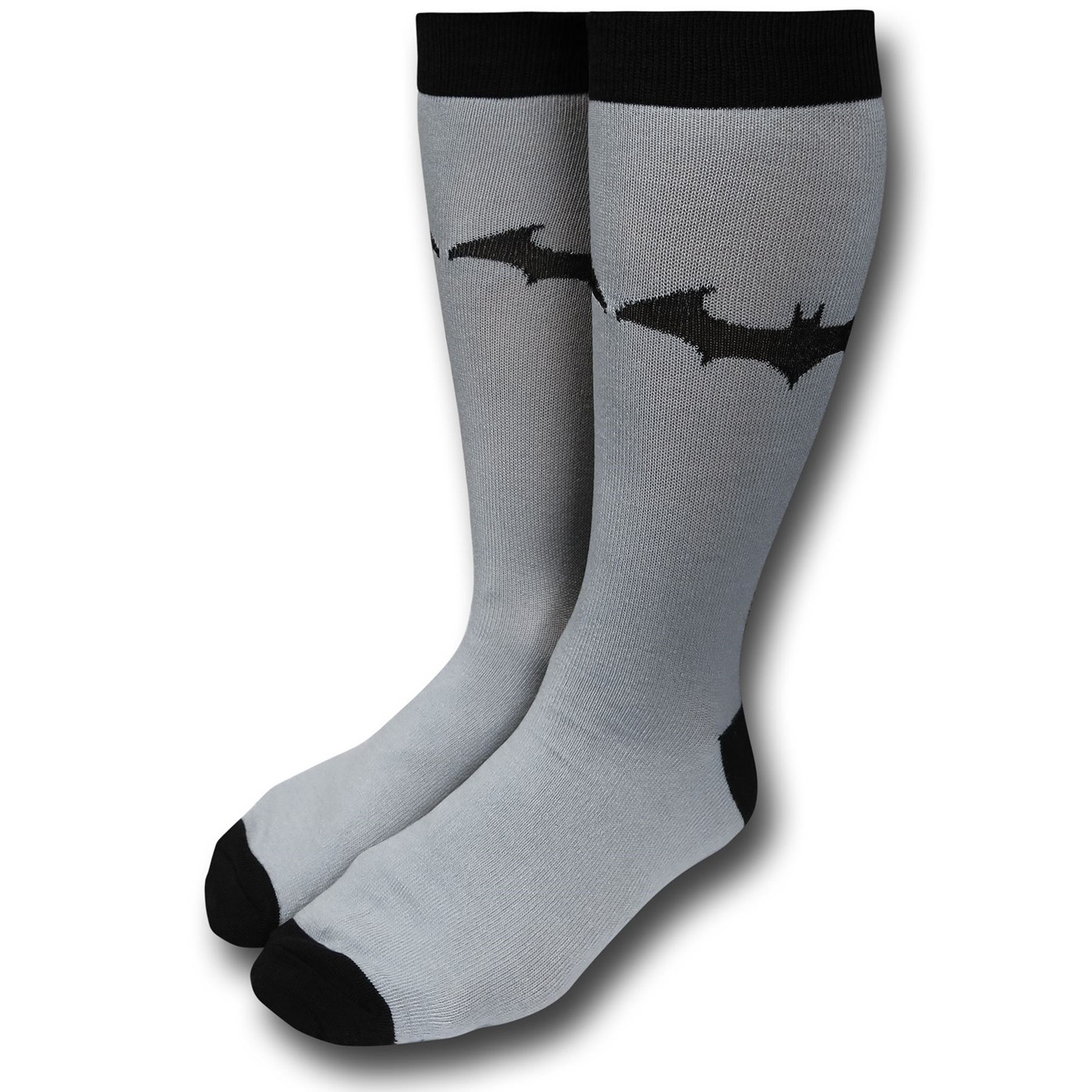 Batman Hush Symbol Grey Crew Socks, Grey