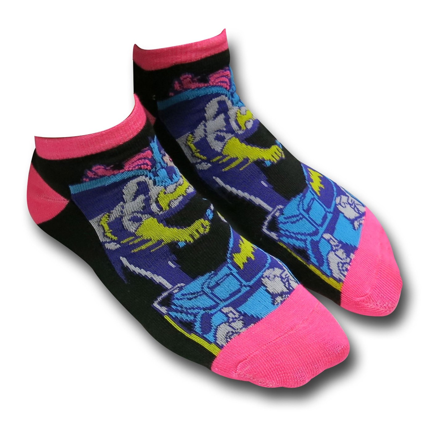 Batgirl Womens Purple Low Cut Sock 5 Pair Pack 7657