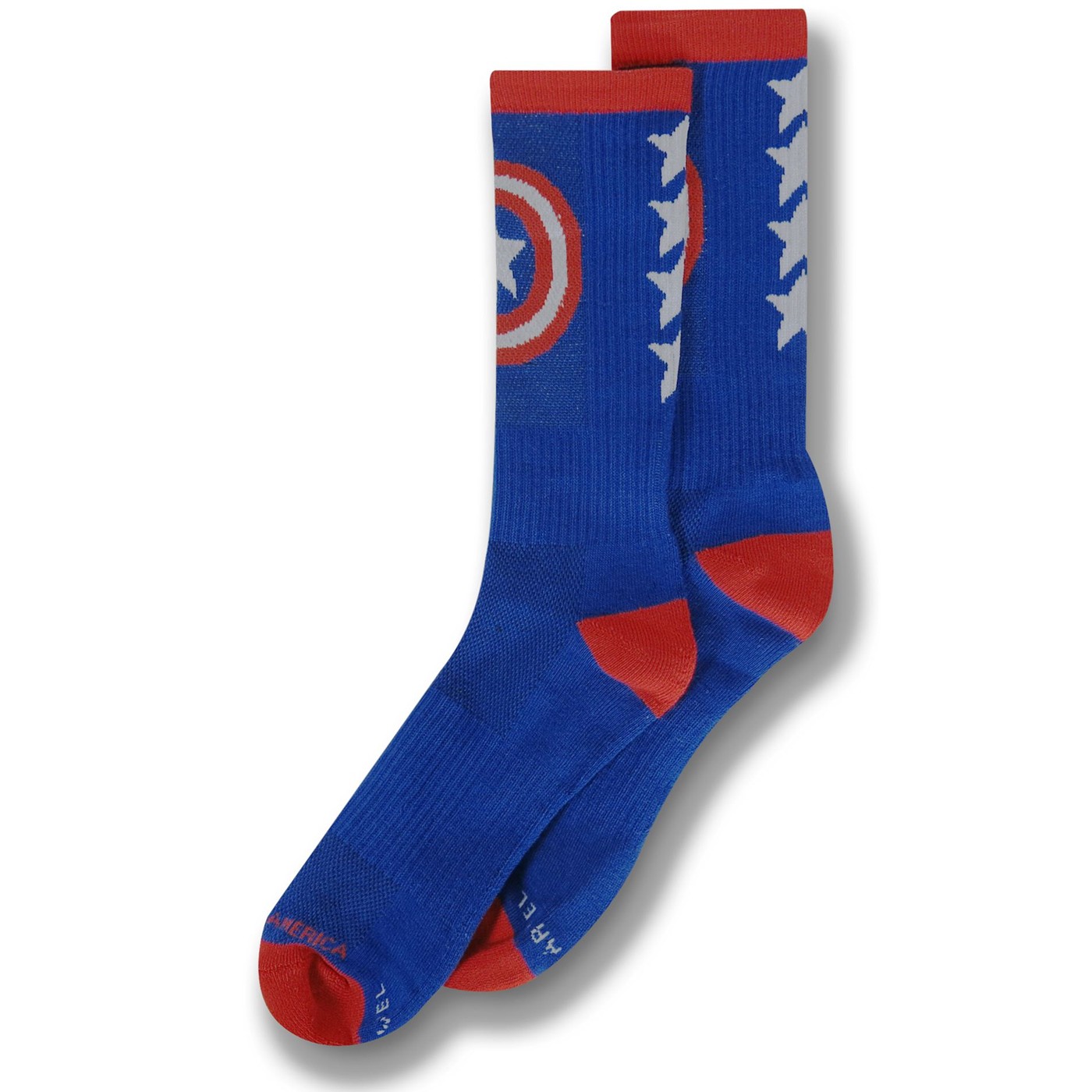 Captain America Athletic Socks, Blue