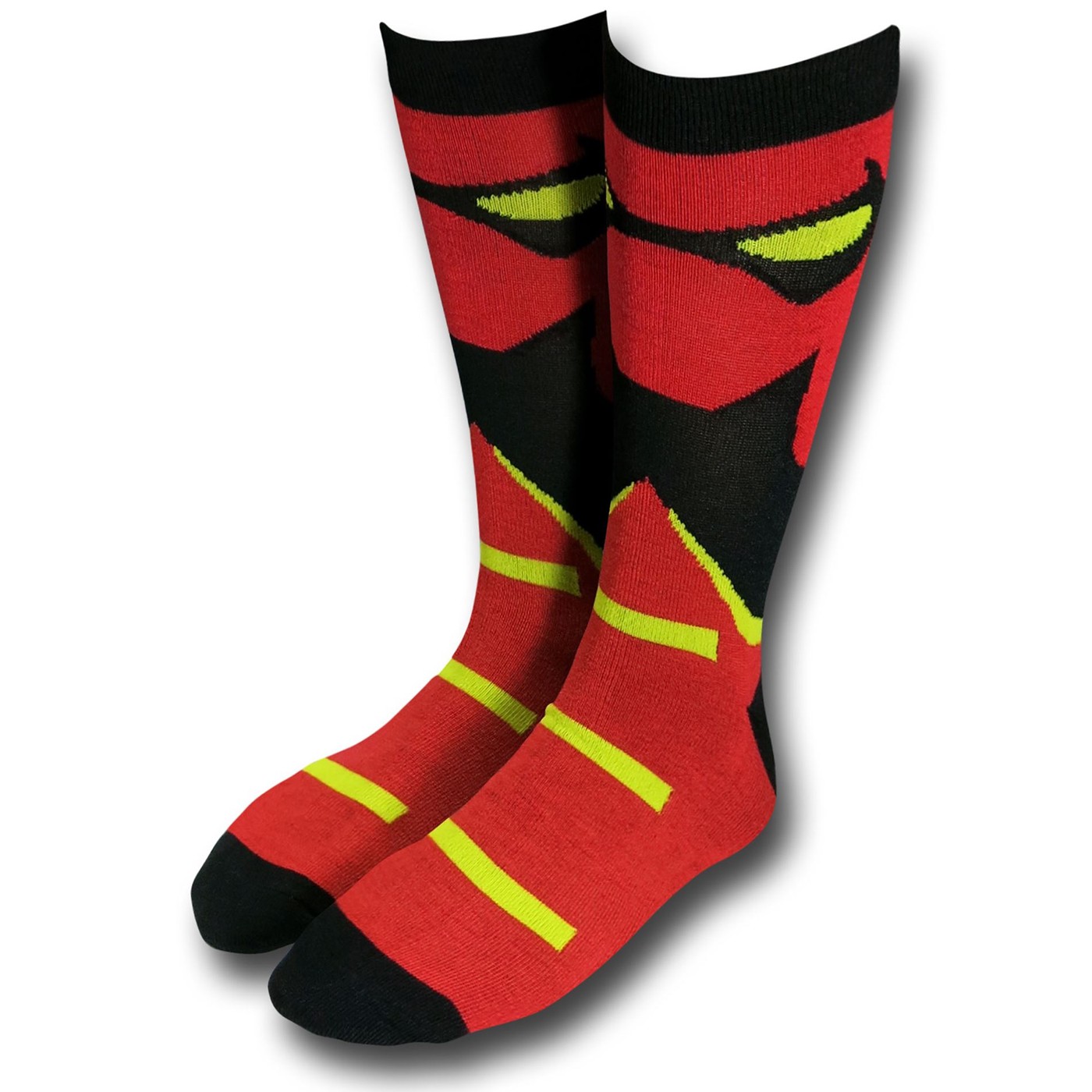 Robin Image Crew Socks, Red