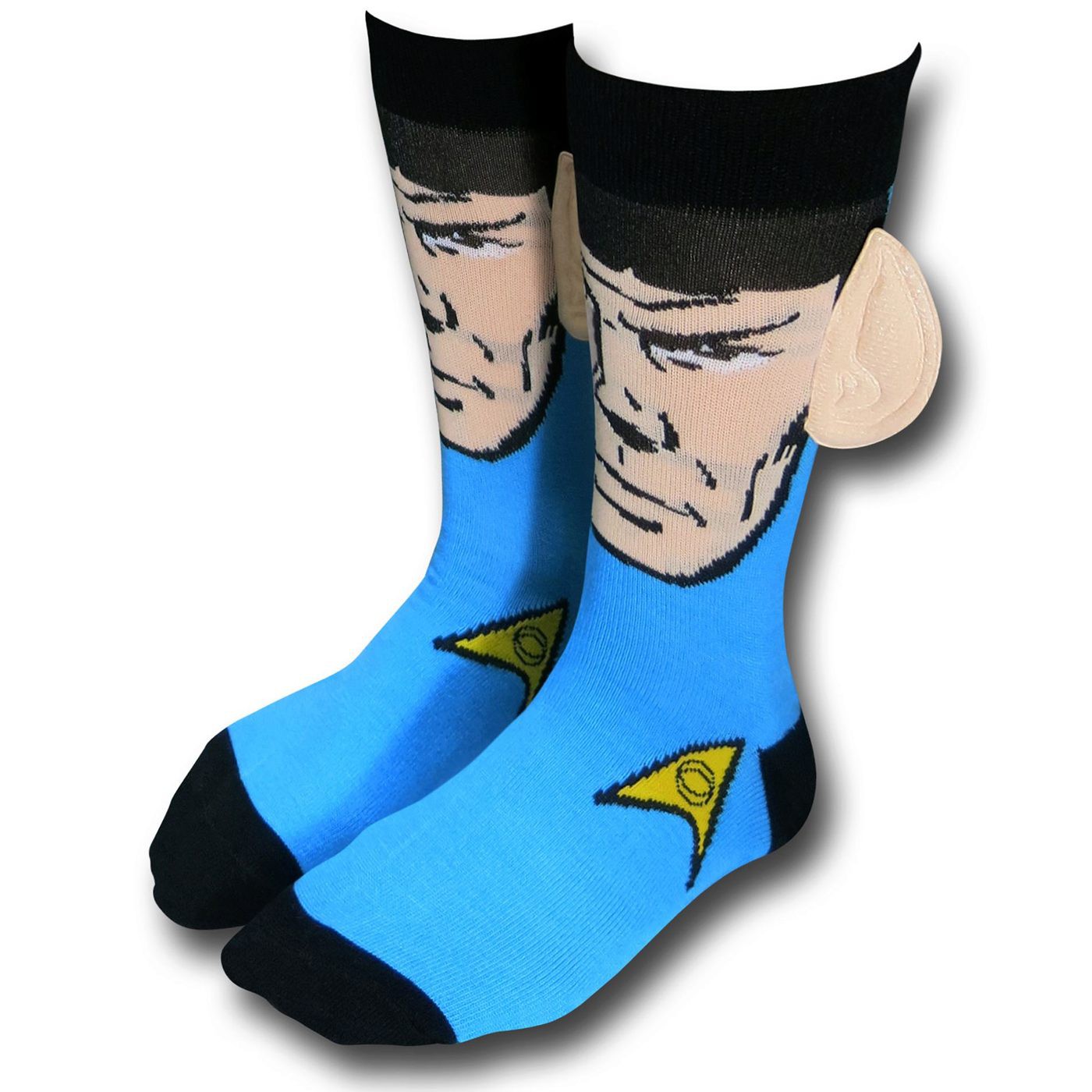 Star Trek Spock Ears Socks, Blue