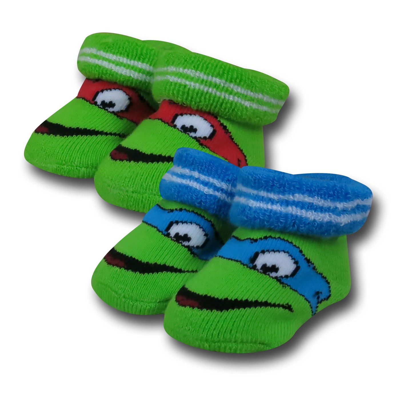 TMNT Infant Bootie 2-Pair Pack, Green
