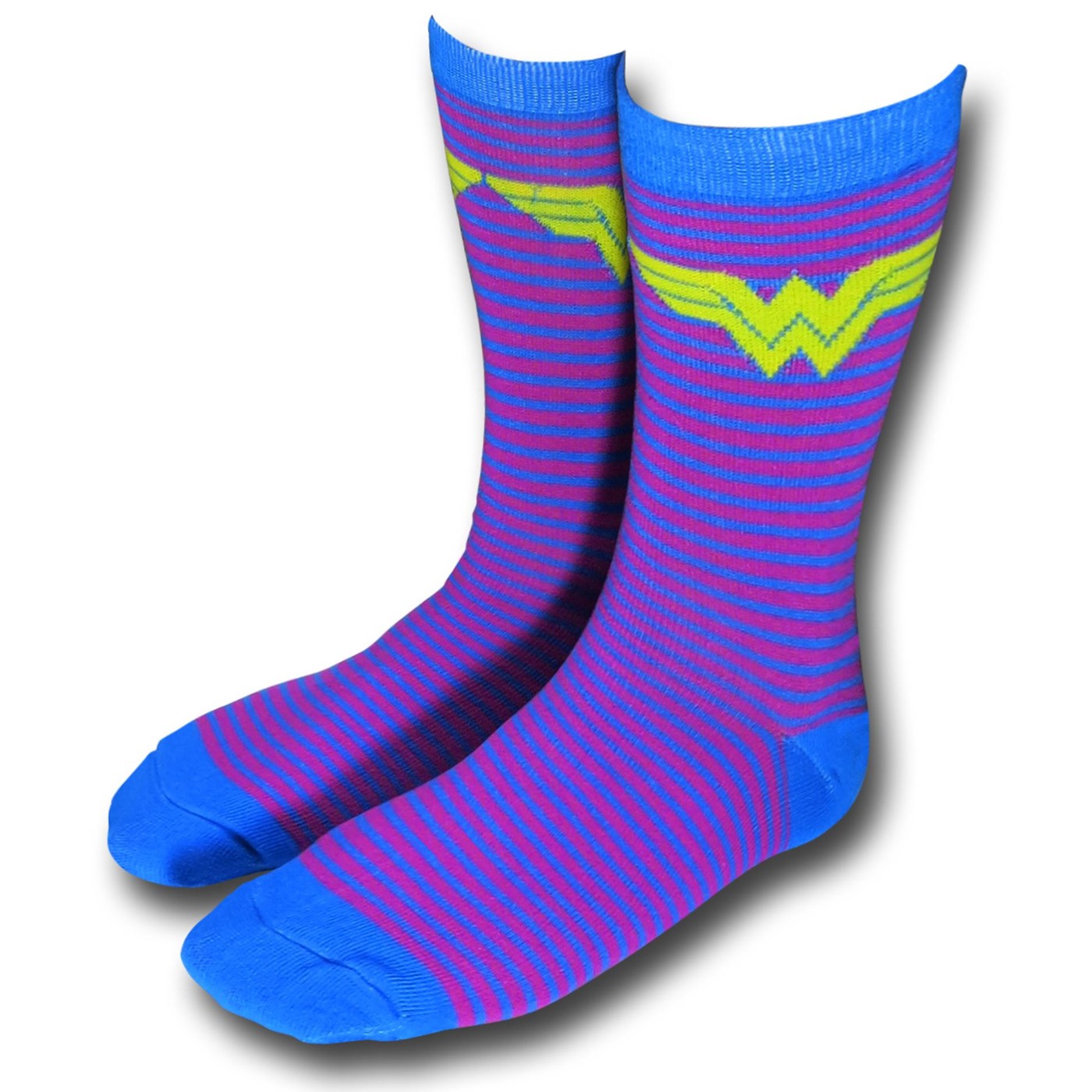 Wonder Woman Purple & Blue Women's Socks, Purple